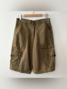 Vintage Y2K Mudd Baggy Cargo Paratrooper Multi-pocket Shorts